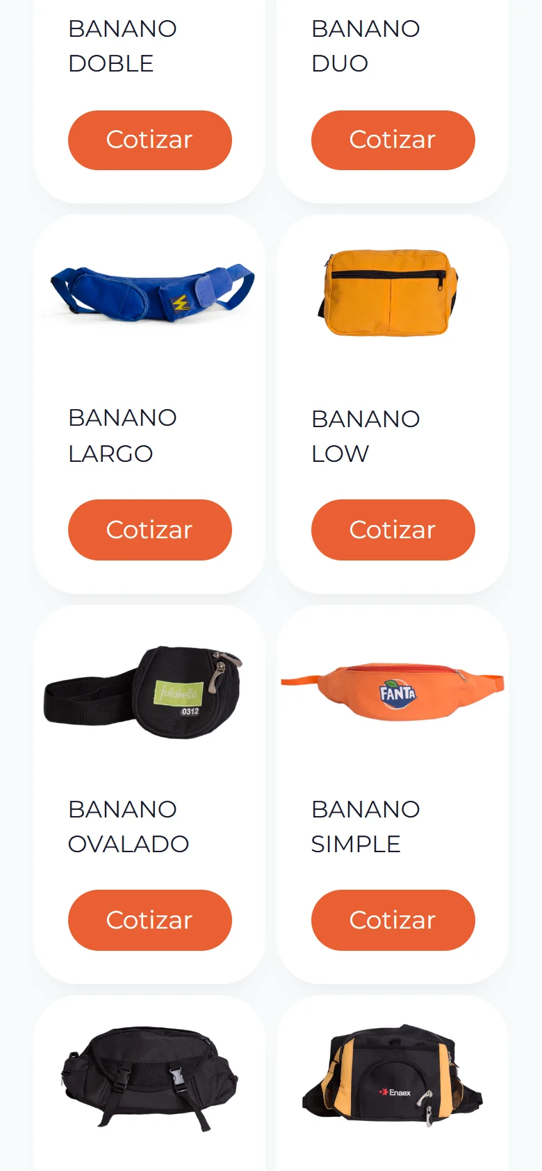 GV Bolsos Publicitarios: catálogo — primera página completa, móvil, tramo 2 de 6.