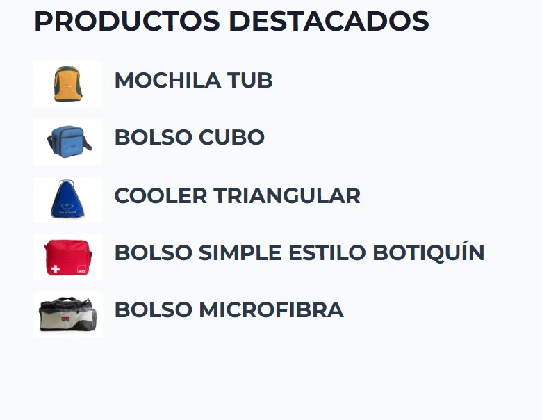 GV Bolsos Publicitarios: catálogo — primera página completa, móvil, tramo 4 de 6.