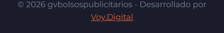 GV Bolsos Publicitarios: venta mayorista — página completa, móvil, tramo 6 de 6.