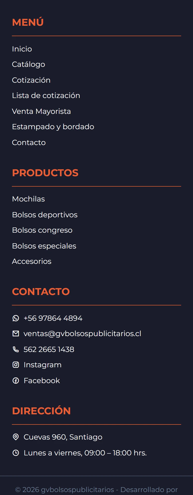 GV Bolsos Publicitarios: mochila tub — ficha de producto completa, móvil, tramo 4 de 5.