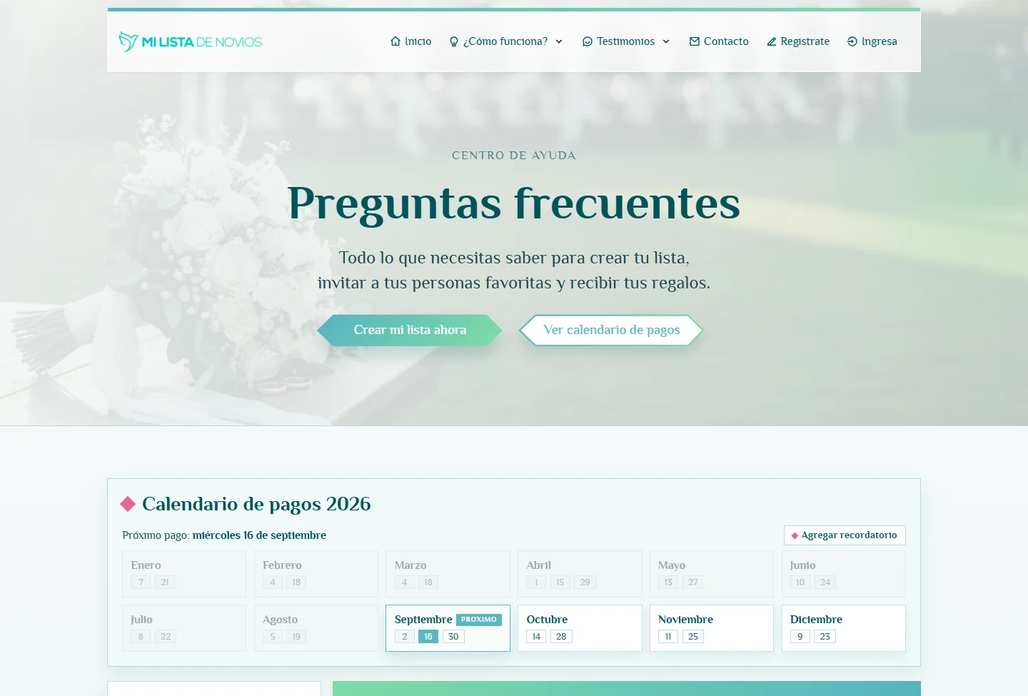 Responder dudas fuera del formulario de compra: Preguntas frecuentes, escritorio, fragmento 1.