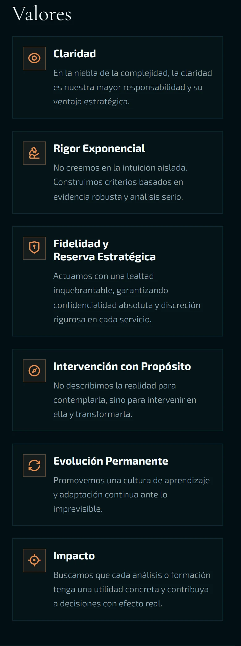 Neometis: Empresa — página completa, vista móvil, fragmento 3.
