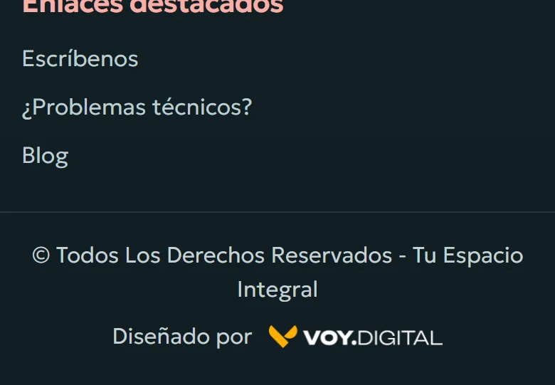 Tu Espacio Integral: Catálogo de cursos completo, vista móvil, fragmento 3.