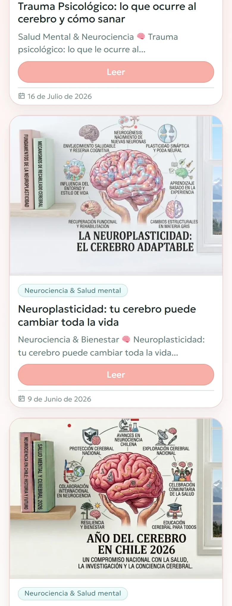 Tu Espacio Integral: Inicio completo, vista móvil, fragmento 16.